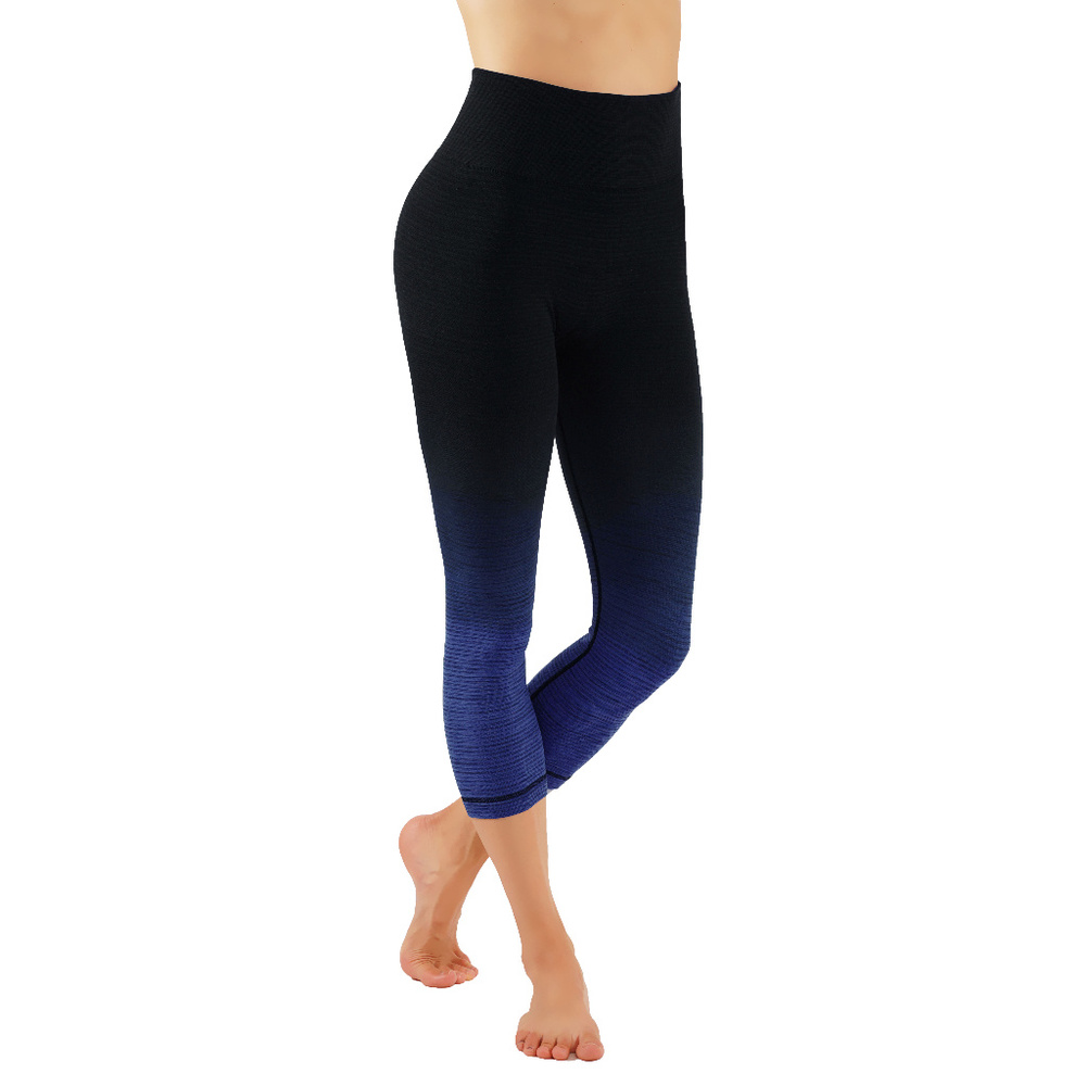 Women`s Yoga Capri Ombre Leggings